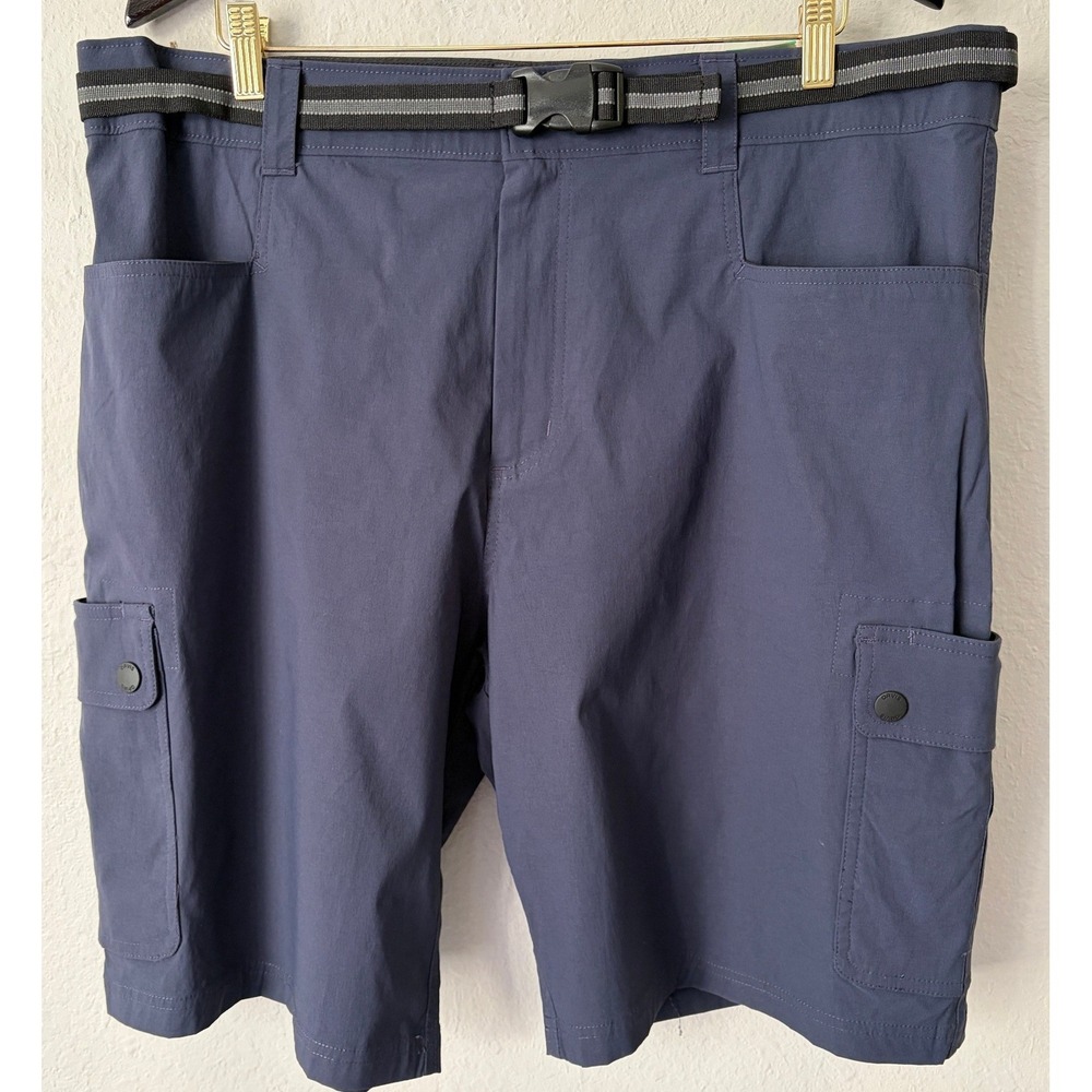 NWT Orvis Mens Voyager Cargo Short 38 Navy Blue Gorpcore Outdoor Hiking Travel